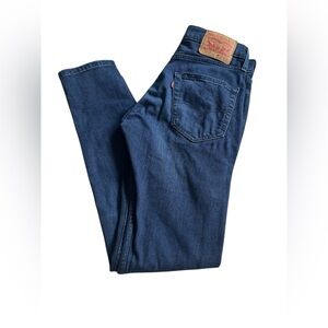 Levi's Dark Blue Straight Jeans